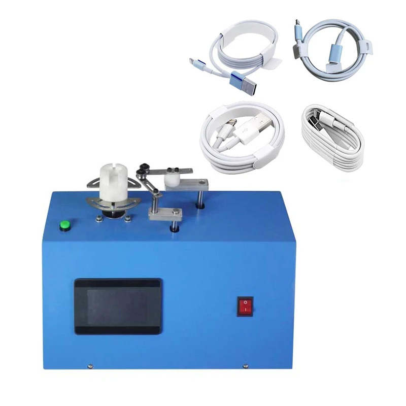 USB Data Cable Winding Packing Machine WPM-2024B Video