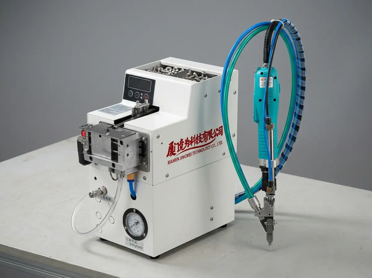 Deep Hole Bracket Air Screw Feeder Video for Automated Assembly