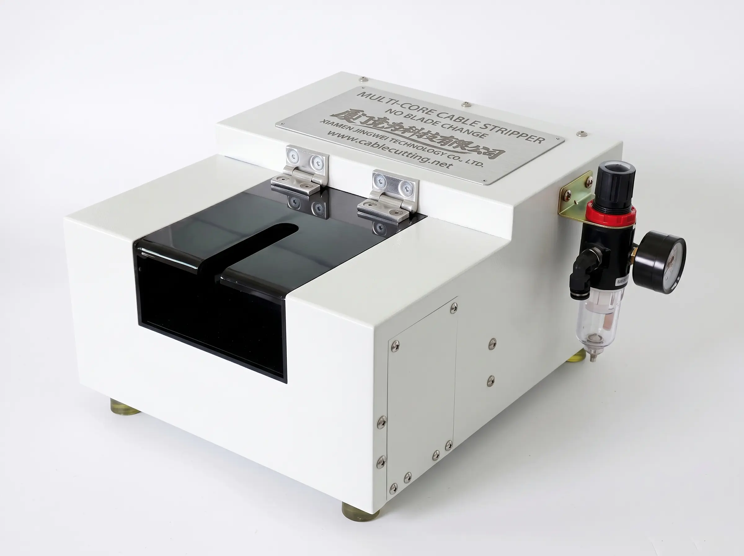 Pneumatic Multi-Core Wire Stripper - No Blade Change Required