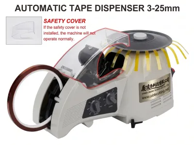 Desktop Automatic Tape Dispenser 3-25mm Width Electronic Cutter ZCUT-8 - Automated Tape Dispenser