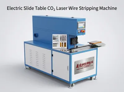 Electric Slide Table CO₂ Laser Wire Stripping Machine CLS60-D