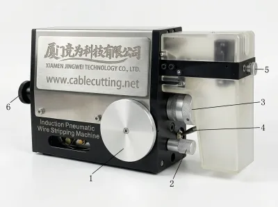 Induction Pneumatic Wire Stripping Machine - WPM-2018 - Single Wire Stripper Twister