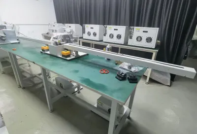 Touch Screen Tape Winding Machine with Double-Side Wire Drawing JW-303KL-1m Thumb
