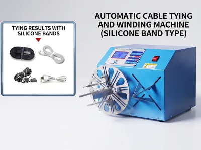 Automatic USB/Audio Cable Winding & Tying Machine WPM-K289