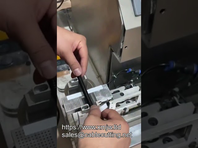 Automatic USB Wire Harness Tube Steel Wire Hose Self-Adhesive Labeling Folding Machine