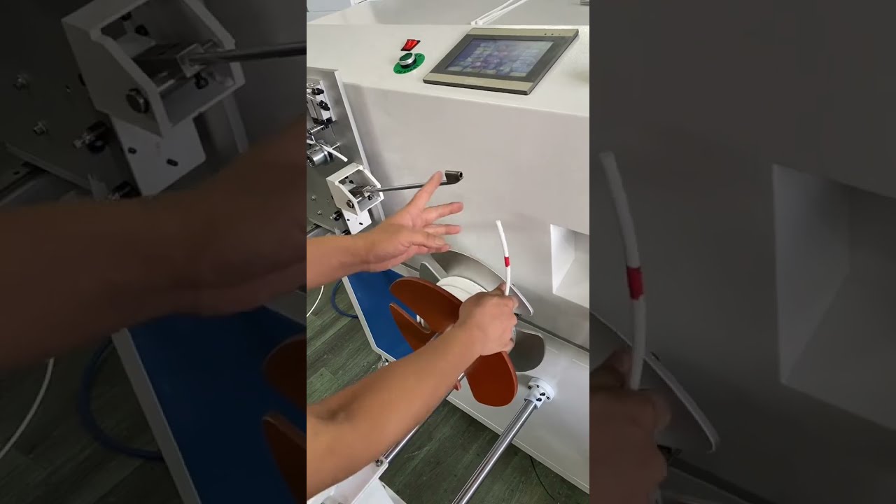 Automatic Water Purifier Tube Metering, Sorting, Cutting, Winding & Tying Machine for 1mm to 15mm