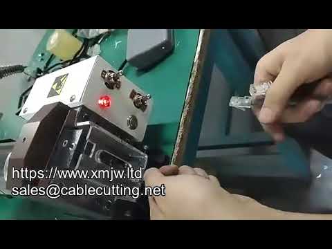 Mini Plug Cat6 Cat5 Rg45 Metal 8 Pin Ethernet Automatic Rj45 Crimping Machine