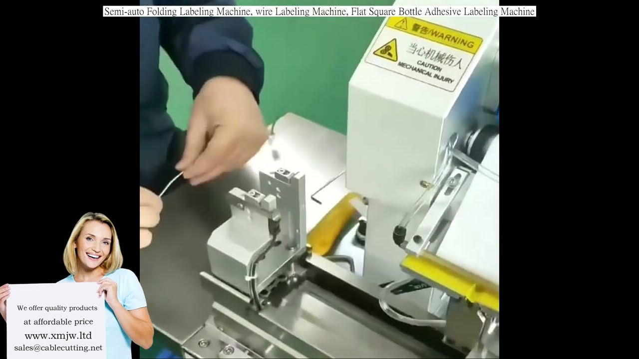 Semi-Auto Folding Labeling Machine for Wire and Flat Square Bottles