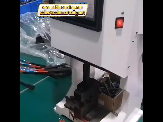 Servo OTP Hexagonal Free Mold Change Terminal Machine with Intelligent Touch Screen Terminal Crimping