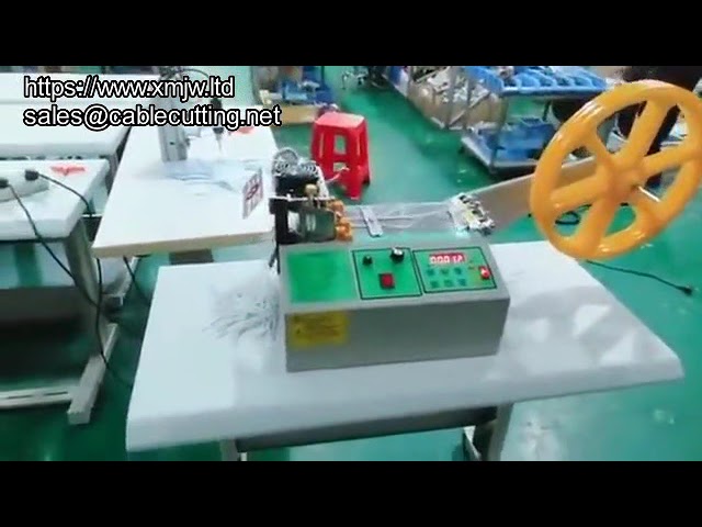 Automatic Heat Cutter for Earloop Face Mask String Strap Tape Cutting Machine