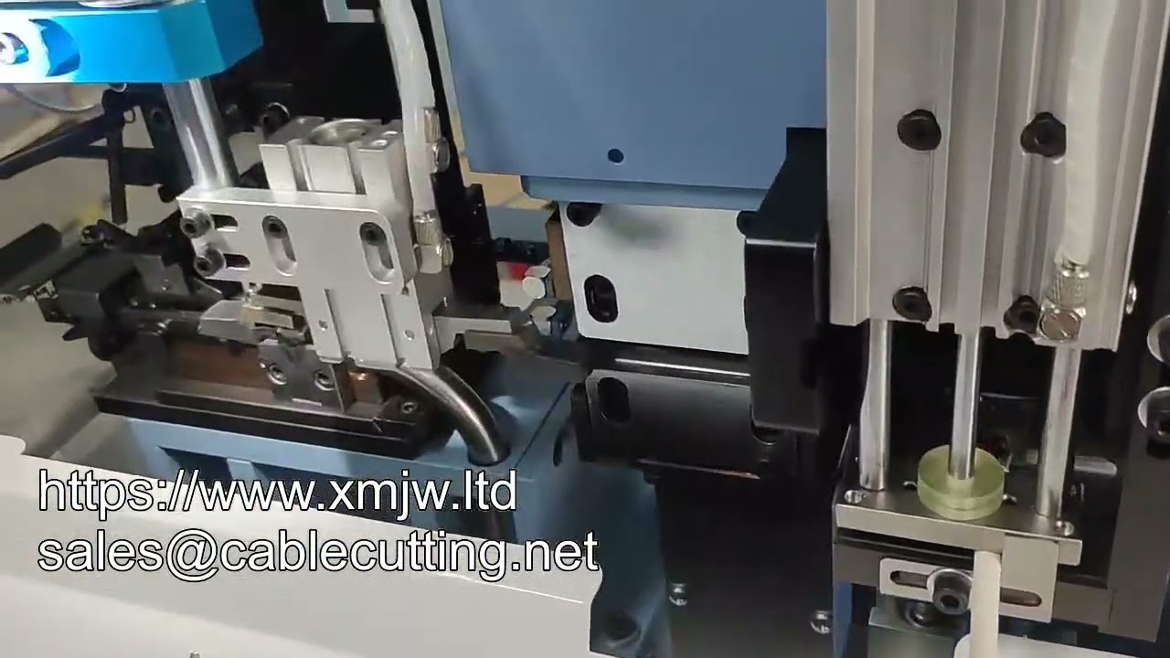 Automatic Multi core Cable Stripper Crimping Machine For Sheathed Cable Cutting Peeling Pressing Mac
