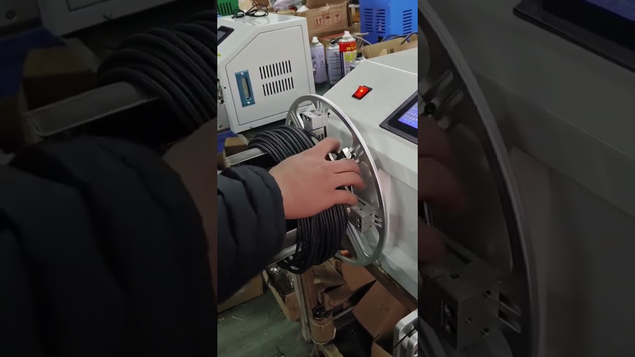 High-Efficiency Wire Winding, Tying & Bundling Machine