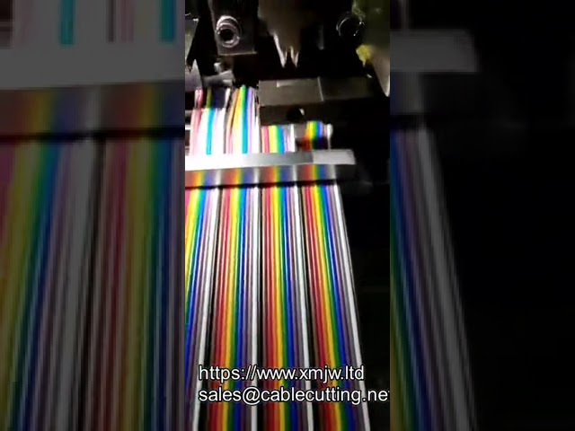 3 20p Semi Automatic Ribbon Cable Peeling And Crimping Machine Support 20 40 Pin Flat Wire Strip And