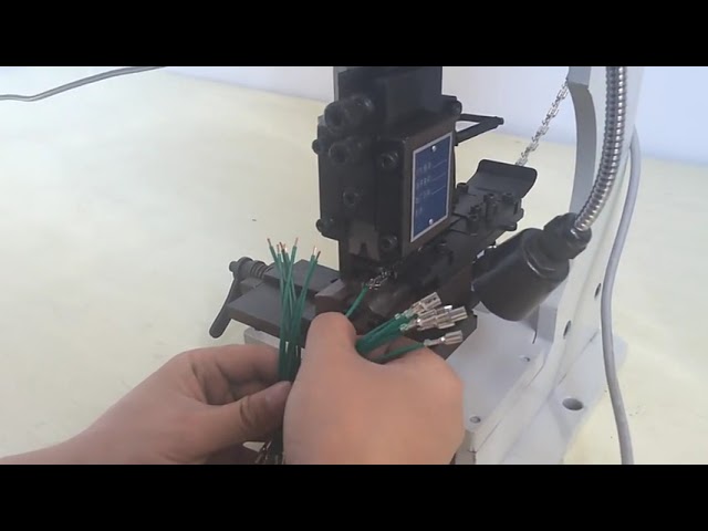 Automatic Wire Crimping Machine for Ferrules and Lugs