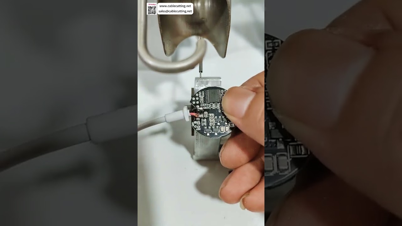 Semi Auto Soldering Machine for Wireless Chargers  High Precision Electronic Coil Welding - Shorts