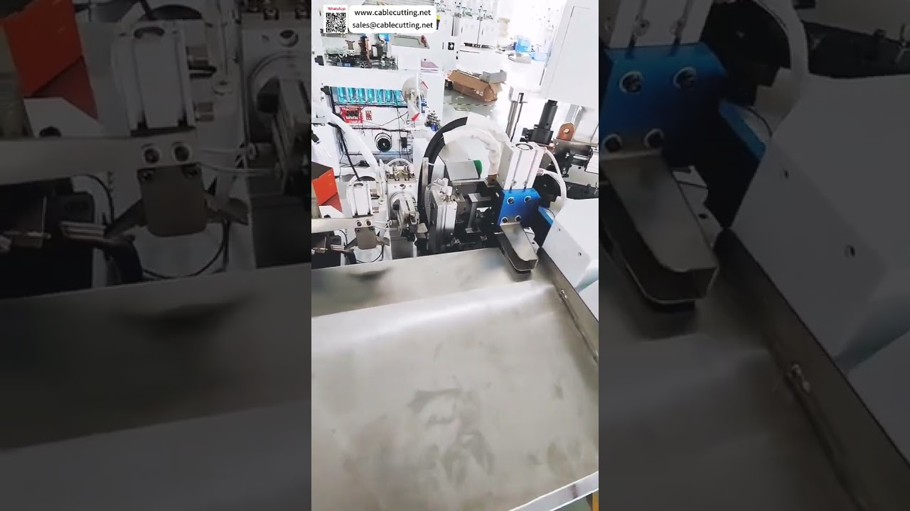 Auto Terminal Crimping Machine for Appliance High Temp Braided Nylon Wire  Harness Process - Shorts