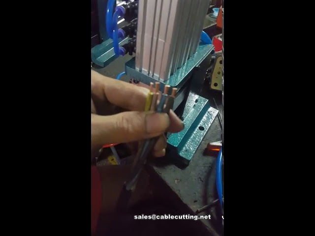 Pneumatic Wire Stripping Machine for Industrial Automation