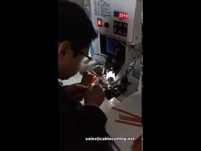ribbon cable terminal crimping machine, terminal crimping machine