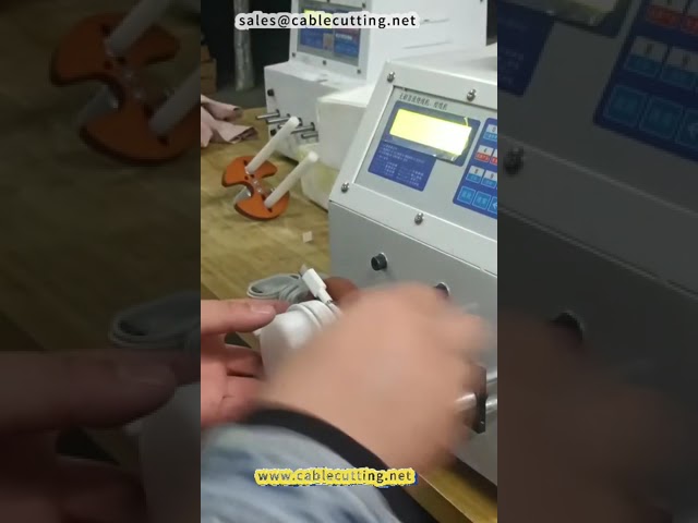 Data Cable Winding and Binding Machine | Automated Wire Coiling System