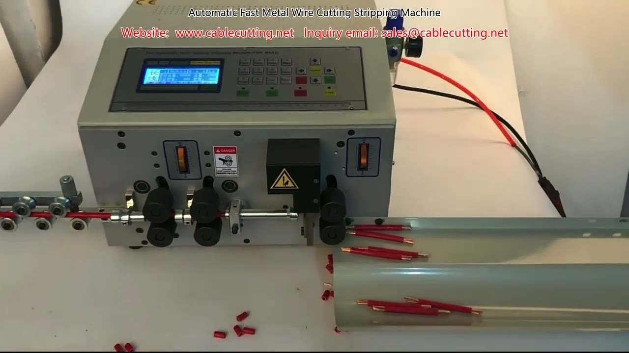 Automatic Fast Metal Wire Cutting and Stripping Machine
