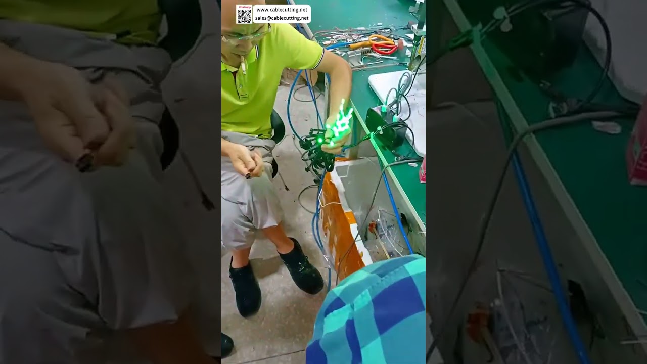 Semi Auto Soldering Machine  Perfect On Site Welding Setup for 7 Color LED Leaf Lights - Shorts