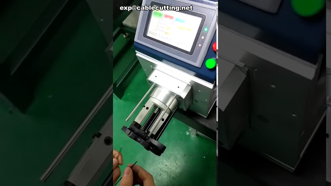 Programmable Rotary Coaxial Cable Stripping Machine for 3-Layer Coax & Thin Coaxial Wire