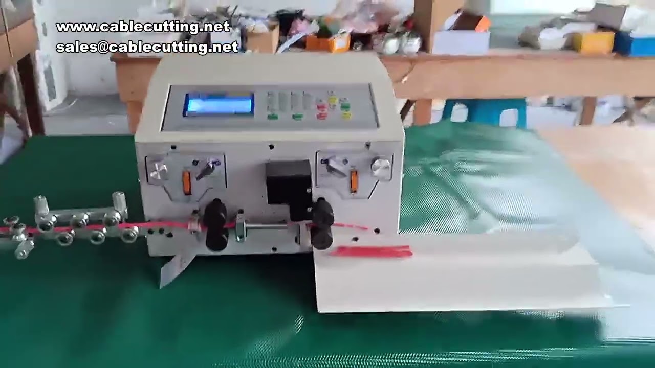 0.3-25mm² 800W Double-Peeling Wire Stripping and Cutting Machine | 0-100mm Computer-Automatic