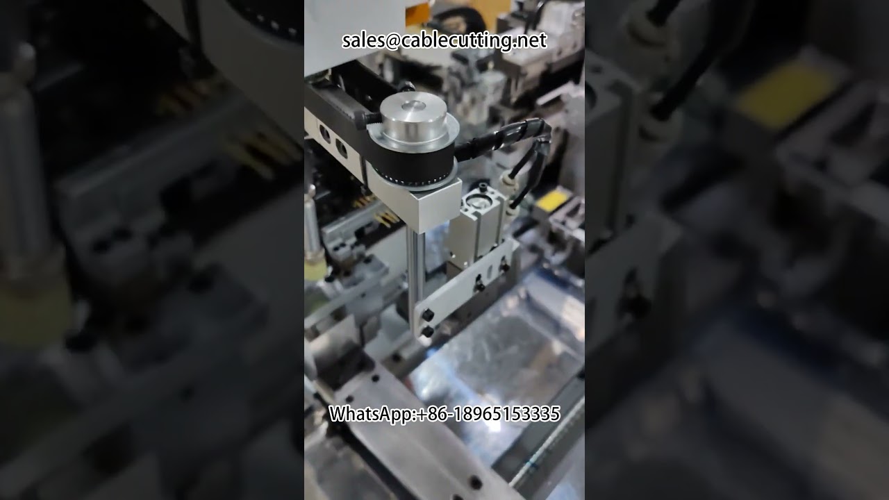 Automotive Wire Harness Equipment - Multifunctional Double Head Terminal Machine with End Tinning