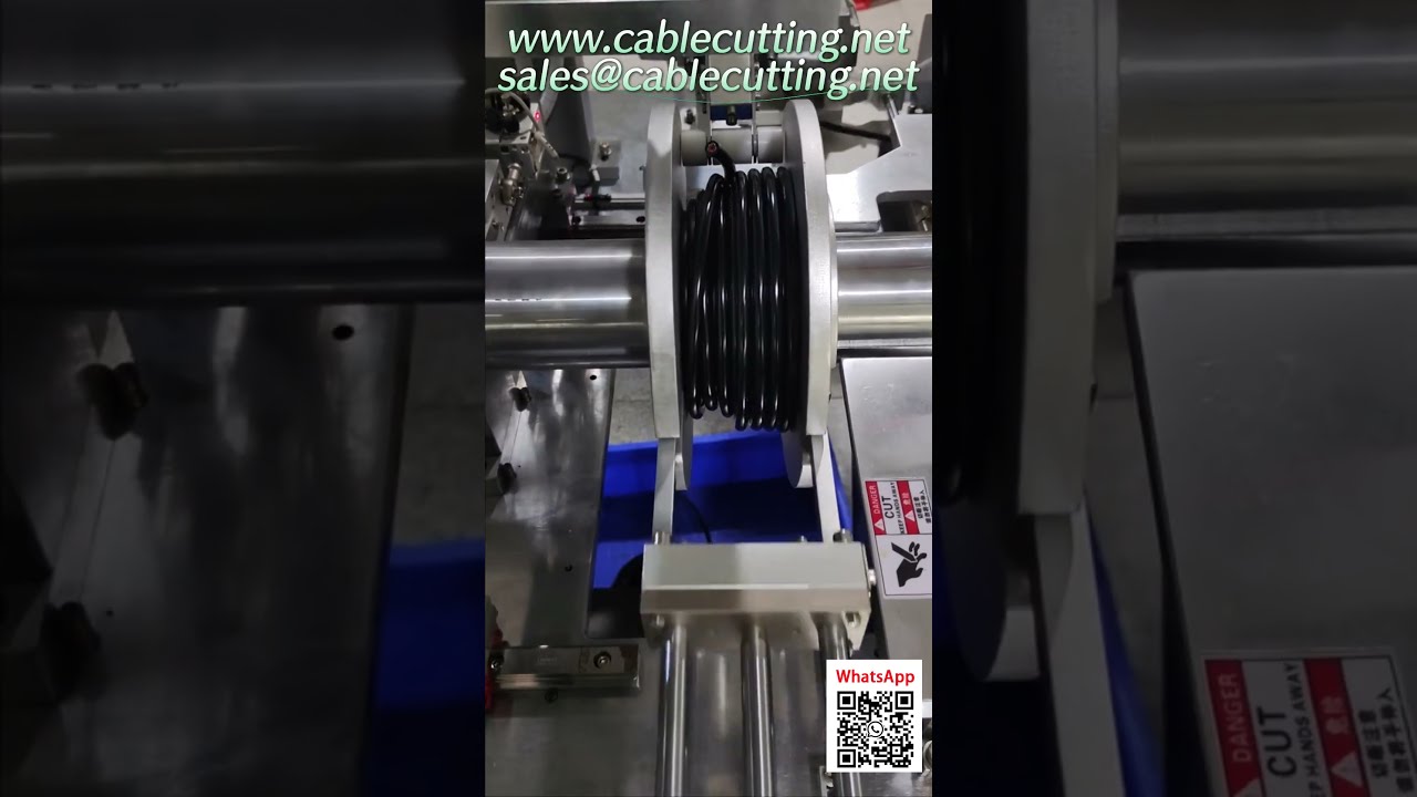 Fully Automatic Cable Winding Machine with Auto Tying & Cutting