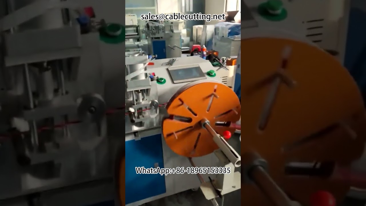 #Through earth wire winding machine