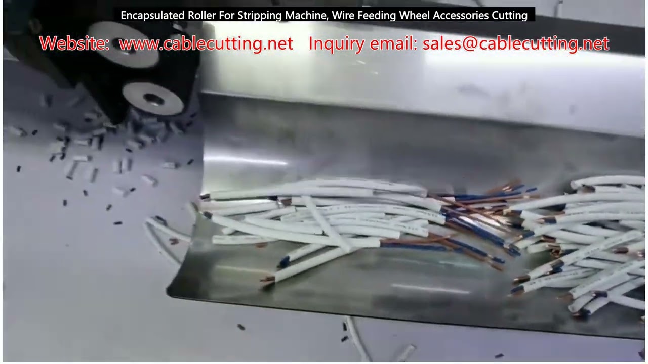Encapsulated Roller For Stripping Machine, Wire Feeding Wheel Accessories Cutting