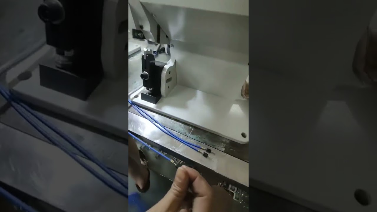 Copper Belt Crimping Machine Equipment Function #machine #cablewirestrippingmachine #factory #tools