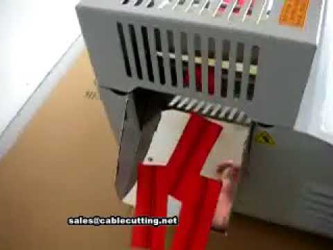 Metal plastic zipper Cutting Machine, manufacturer