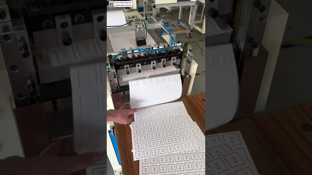 Sticker Slitting Transverse Full Half Cut Machine Color Tracking Roll Process Tool Operation - Shorts