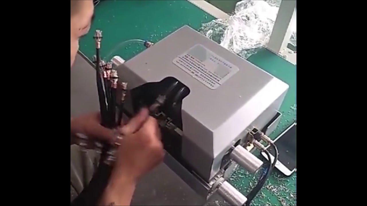 Specialized Multi core wire double parallel stripping machine WPM 012