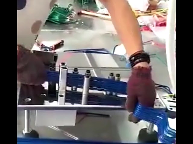 Semi-Automatic Stainless Steel Pneumatic Wire & Cable Bending Machine for Small Multi-Wire Bundles