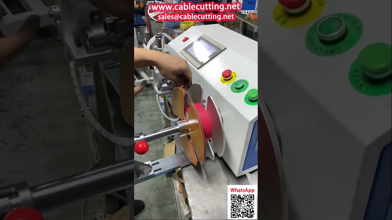 Silicone Electronic Wire Rewinding-Counting Machine with Unwinding and Cutting
