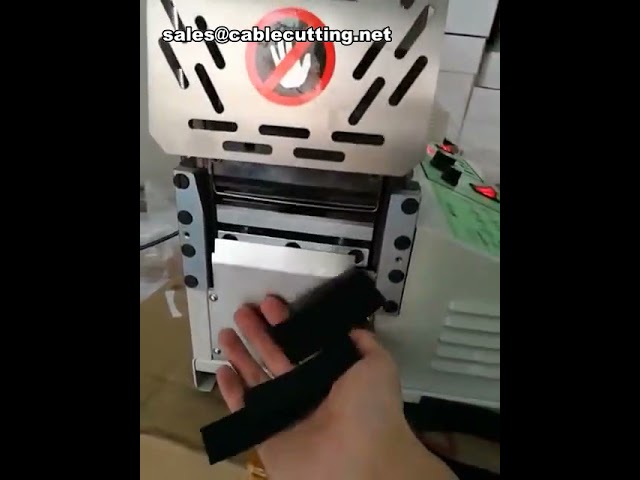 Advanced Magic Tape Loop Nylon Webbing Buckles Cutting Machine