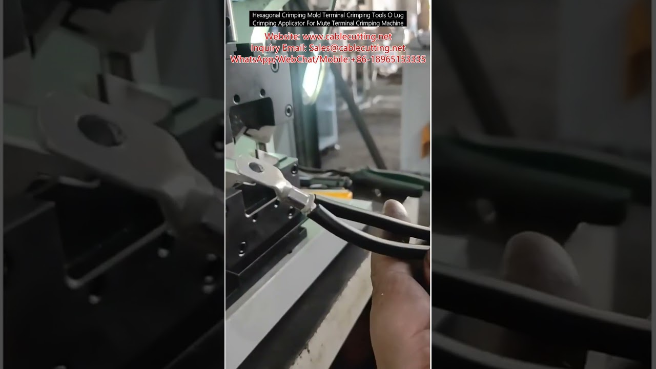 Hexagonal Crimping Mold, O-Lug Crimping Applicator, Mute Terminal Crimping Tool