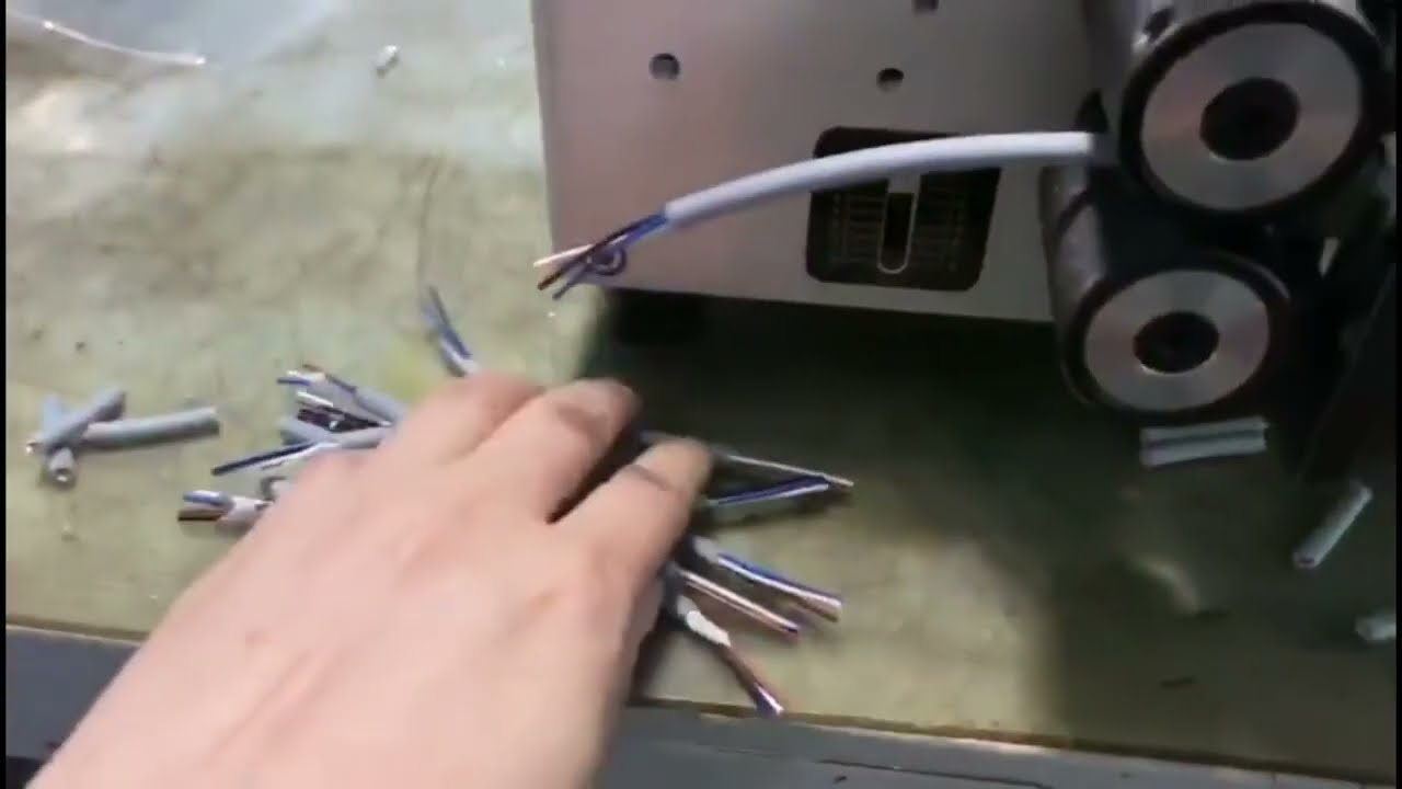 Automatic Wire Cutting and Stripping Machine for Length 1-999999mm