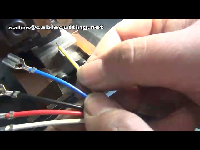 High-Quality Automatic Stripping Cutting Crimping Machine, Terminal Applicator, Cable Cutter