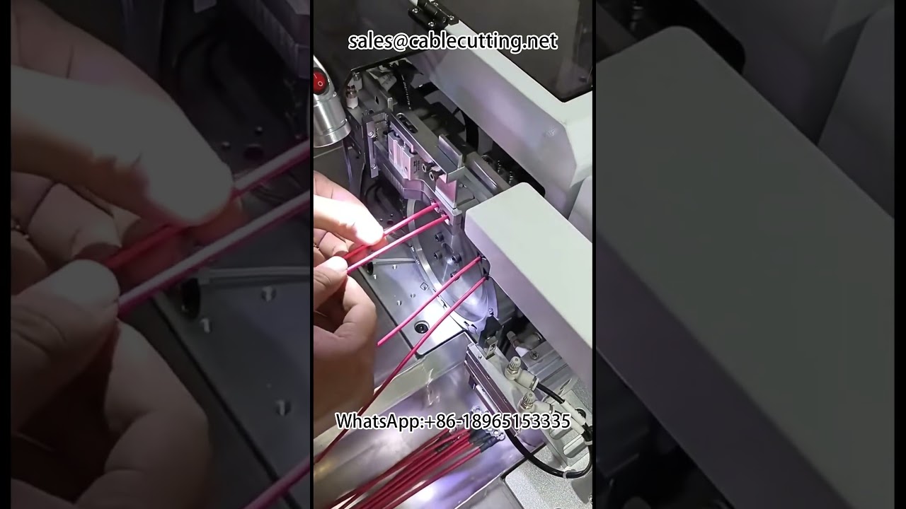Automatic Feeding Heat Shrink Sleeve Cutting Machine for Automotive Wires
