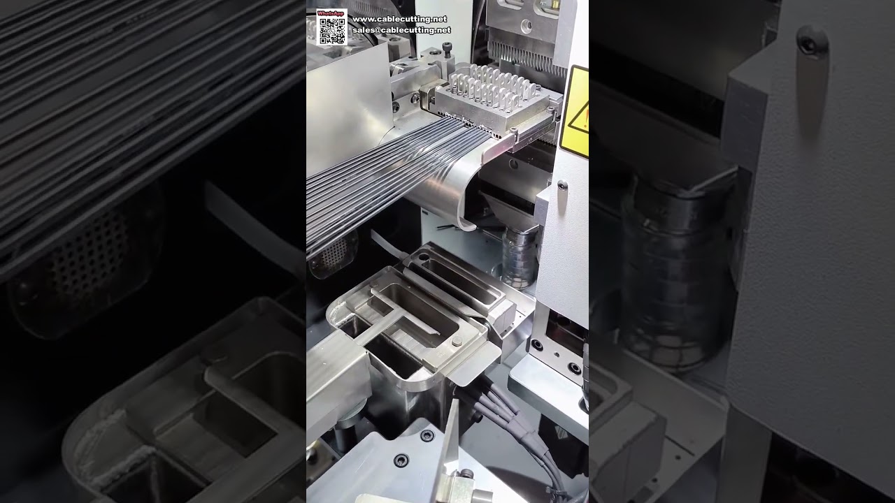 Multi Wire Terminal Crimping and Housing Insertion Machine for Simultaneous Processing - Shorts