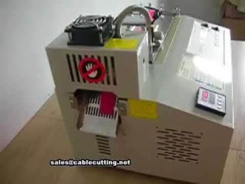 satin polyester ribbon cutting machine