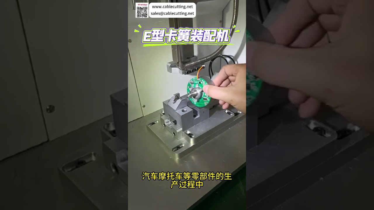 E Type Retaining Ring Assembly Machine Factory High Efficiency Automated Mechanical Machinery - Shorts
