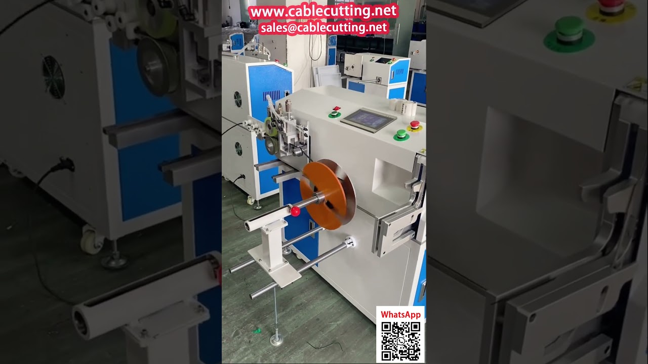 All-in-One Machine for Sheathed Cable - Counting, Aligning, Winding, Cutting, Tying, Fractioning