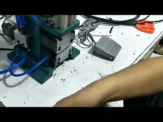 pneumatic cable peeling machine blade wire stripping machine knife customized wire stripping machine