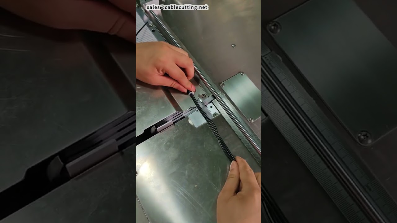 High-Efficiency Automatic Nylon Cable Tie Machine for Factory Automation