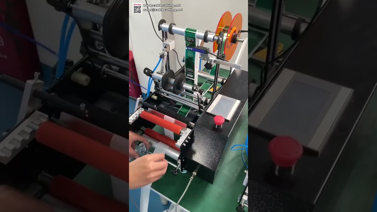 Compact Tabletop Labeling Machine Semi Automatic Round Bottle Sticker Applicator for Startups
