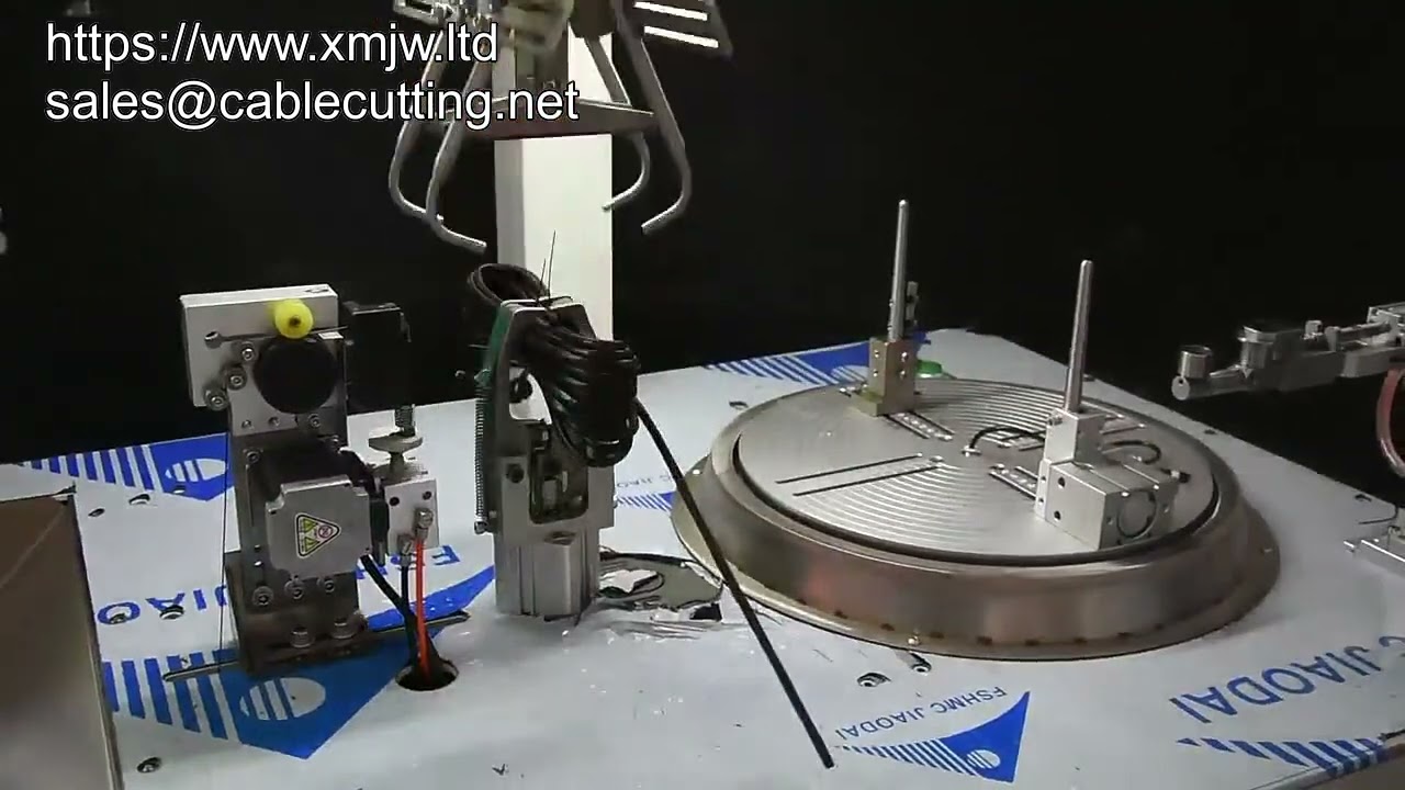 Automatic Wire Binding 8-Letter Type Cable Winding and Twist Tie Tying Machine